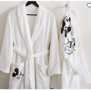 NWT POTTERY BARN Disney White Robe